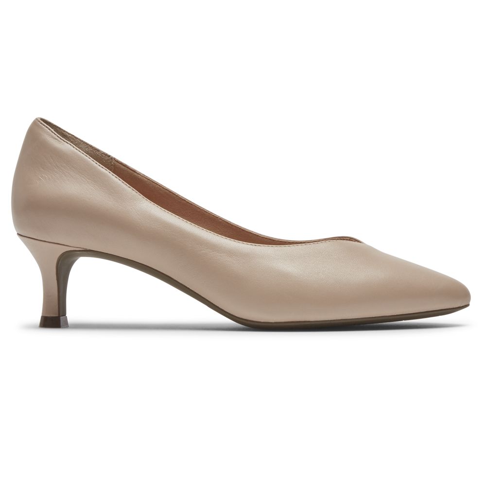Scarpins Rockport Total Motion Kaiya V Senhora - Bege ( 302-CTLZRD )